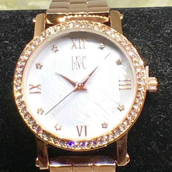 INC Rose Gold Crystal Bracelet Watch [JW-28] - Picture 7 of 8